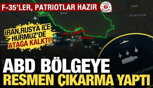 İran'dan Rusya ile yeni hamle : ABD kapıya dayandı: F-35'ler, Patriotlar konuşlandı