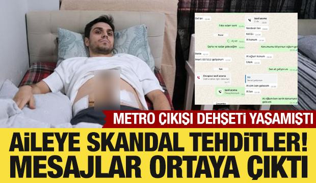 İstanbul'da metro çıkışında dehşet! Skandal mesajlar ortaya çıktı