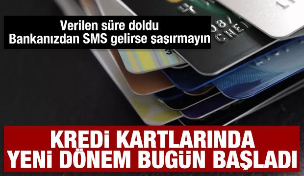 Kredi kartı kullanan herkesi ilgilendiriyor! Bug&uuml;n resmen başladı
