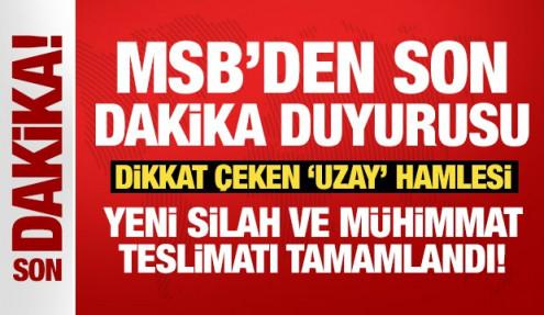 MSB'den son dakika duyurusu: Dikkat çeken 'uzay' hamlesi!