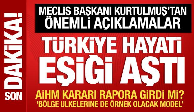 Numan Kurtulmuş'tan terörsüz Türkiye mesajı: Türkiye hayati eşiği aştı