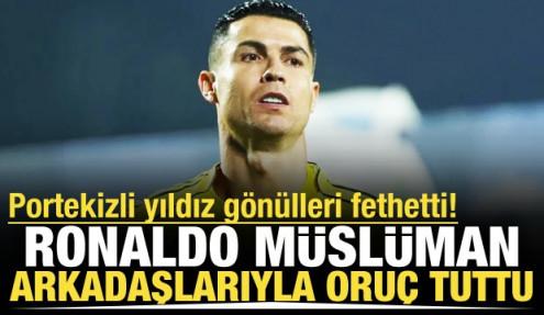 Portekizli yıldız Ronaldo gönülleri fethetti! Müslüman takım arkadaşlarıyla oruç tuttu