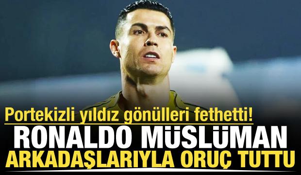 Portekizli yıldız Ronaldo gönülleri fethetti! Müslüman takım arkadaşlarıyla oruç tuttu