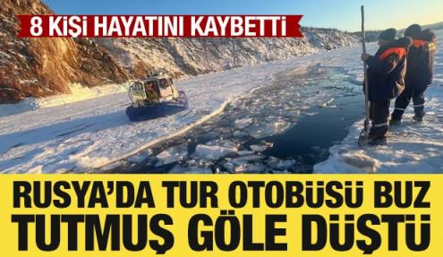 Rusya’da Baykal Gölü’nde buz altına giren araçta 8 kişi öldü