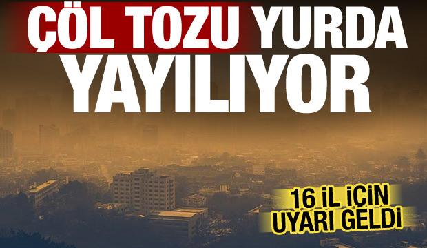 Sağanak, fırtına ve çöl tozuna dikkat! Meteoroloji 16 il için uyarı yaptı