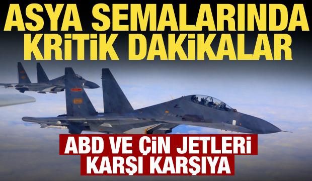Sarı Deniz'de tehlikeli anlar! ABD ve Çin savaş uçakları karşı karşıya geldi