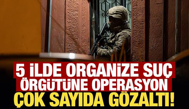 Son Dakika... 5 ilde organize suç örgütüne operasyon: 37 gözaltı