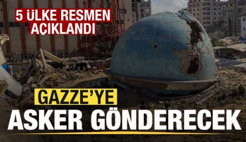Son dakika: 5 ülke resmen açıklandı! Gazze'ye asker gönderecek