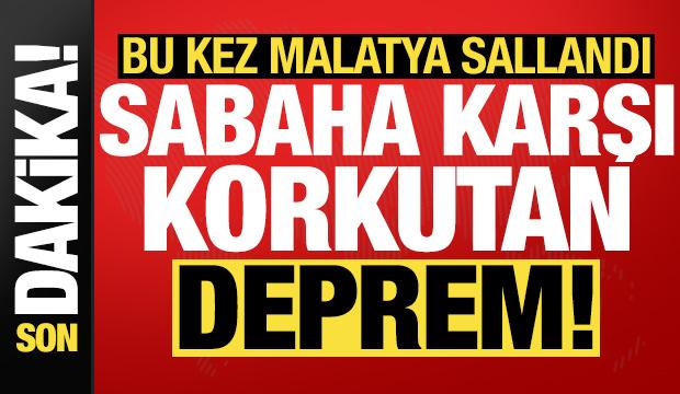 Son dakika haberi: Malatya'da sabaha karşı korkutan deprem! AFAD'dan a&ccedil;ıklama geldi