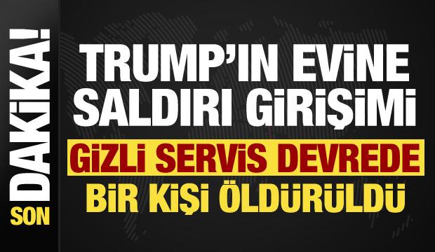 Trump'ın evine saldırı girişimi! ABD Gizli Servisi'nden açıklama: Bir kişi öldürüldü