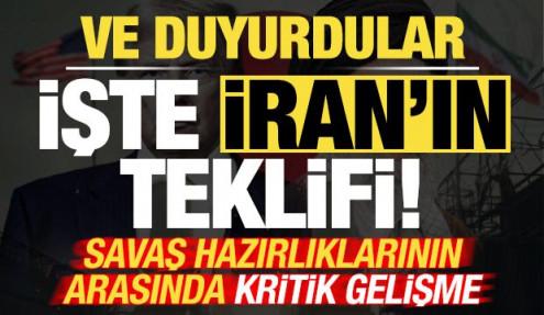 ABD-İran geriliminde kritik gelişme! Ve duyurdular, işte İran'ın teklifi...