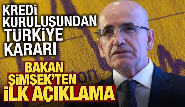 Bakan Şimşek: R&I, 8 yıl sonra Türkiye'nin kredi notunu artırdı