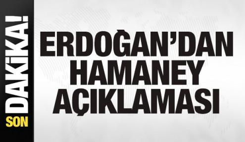 Başkan Erdoğan'dan son dakika Hamaney açıklaması