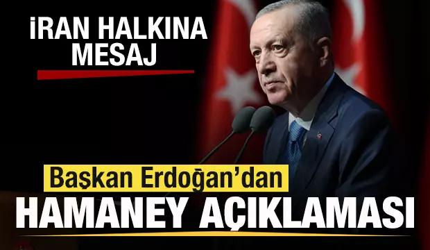 Başkan Erdoğan'dan son dakika Hamaney a&ccedil;ıklaması