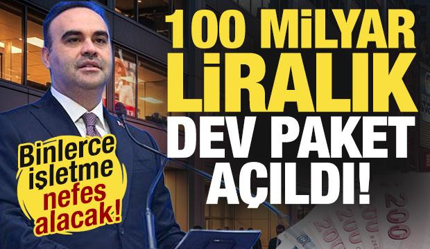 Binlerce işletmeye nefes aldıracak! 100 milyar liralık dev paket a&ccedil;ıldı!