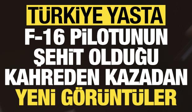 Bir şehidimizin olduğu F-16 kazasının olduğu bölge