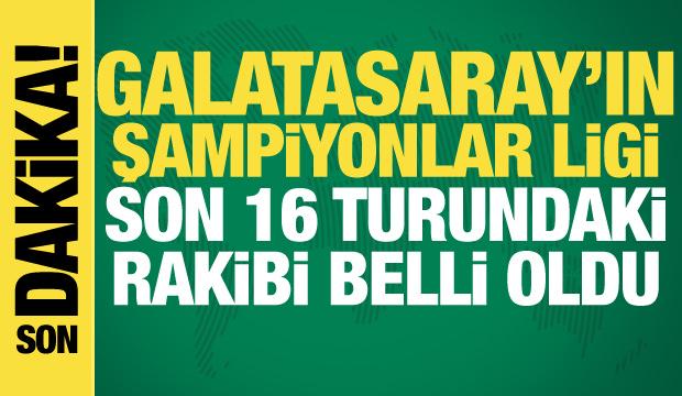 Galatasaray'ın Şampiyonlar Ligi'ndeki rakibi belli oldu!