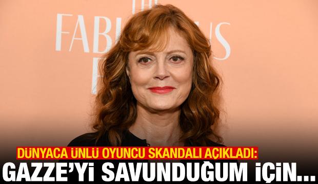 Susan Sarandon: Gazze'yi savunduğum için ABD'de projelerden men edildim