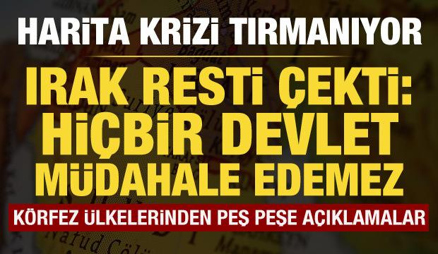 Harita krizi tırmanıyor! Irak, Kuveyt'e resti çekti: Hiçbir devlet müdahale edemez