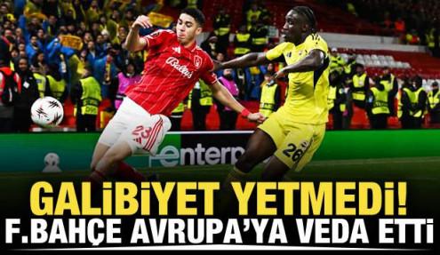 İngiltere'de galibiyet yetmedi! Fenerbahçe Avrupa'ya veda etti