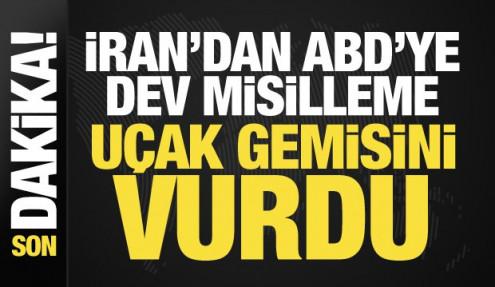 İran’dan ABD uçak gemisine balistik füze saldırısı
