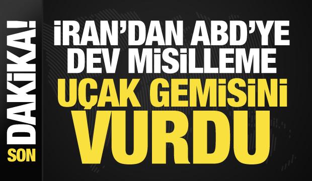 İran’dan ABD uçak gemisine balistik füze saldırısı