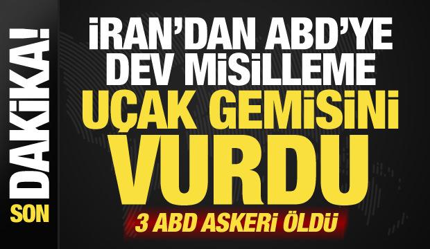 İran’dan ABD uçak gemisine balistik füze saldırısı
