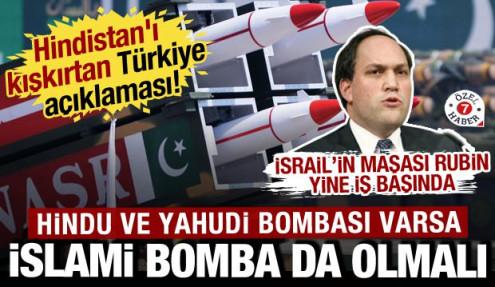 İslami bomba olmalı! ABD'li yetkili Hindistan'ı Türkiye'ye karşı kışkırttı: 5 yıl içinde..
