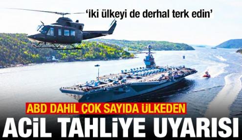 Onlarca ülkeden İsrail ve İran uyarısı: İki ülkeyi de derhal terk edin