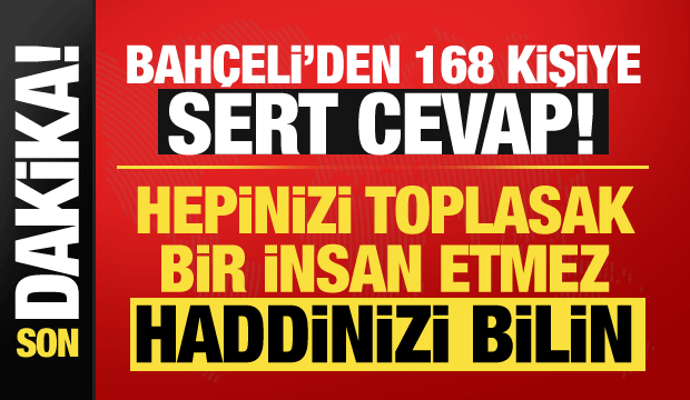 MHP lideri Bahçeli'den önemli açıklamalar