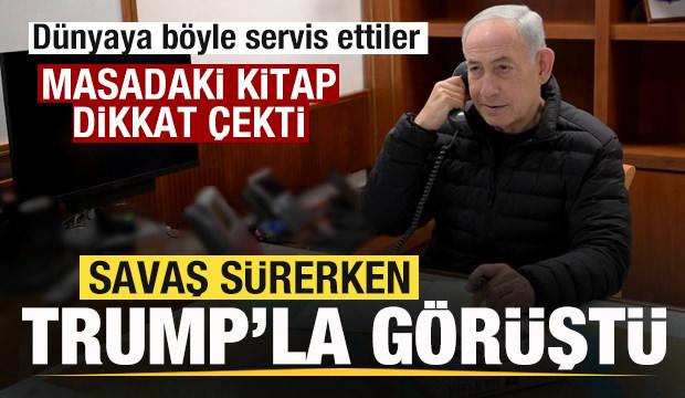 Netanyahu, Trump’la görüştü! Masadaki kitap dikkat çekti