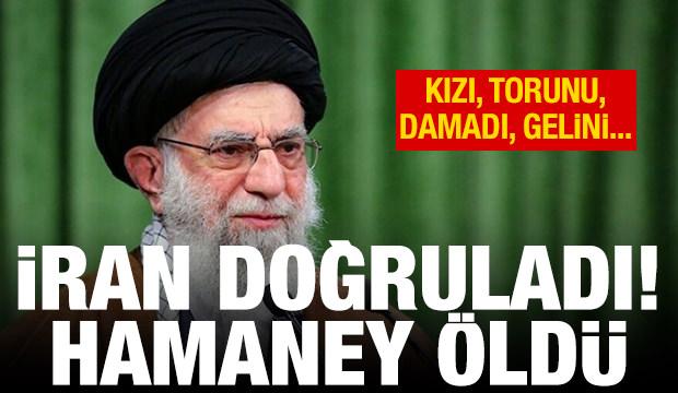 İran resmen a&ccedil;ıkladı: İsrail, Hamaney'i &ouml;ld&uuml;rd&uuml;