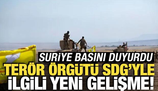 Suriye basını yazdı! SDG silahlarını teslim etmeye başladı