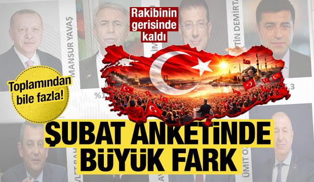 Vatandaşın tercihi değişmedi: Erdoğan a&ccedil;ık ara zirvede... Yavaş yine İmamoğlu'nu ge&ccedil;ti