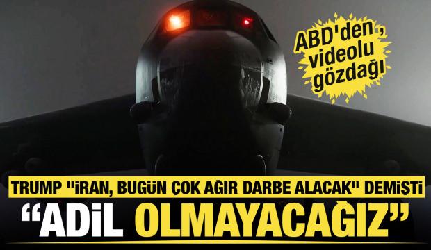 ABD'den B-52 bombardıman u&ccedil;ağı paylaşımı: Onları yere d&uuml;şm&uuml;şken yumrukluyoruz