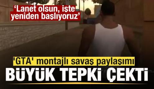 ABD'den 'GTA' montajlı savaş videosu! Tepkiler çığ gibi