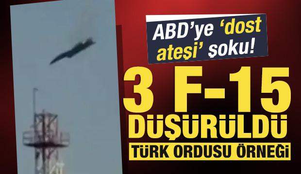 ABD&rsquo;ye &lsquo;dost ateşi&rsquo; şoku! 3 F-15 d&uuml;ş&uuml;r&uuml;ld&uuml;: T&uuml;rk ordusu &ouml;rneği