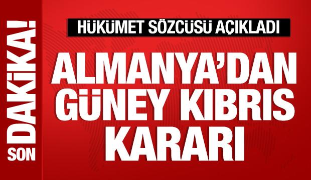 Almanya'dan Güney Kıbrıs Rum Yönetimi kararı
