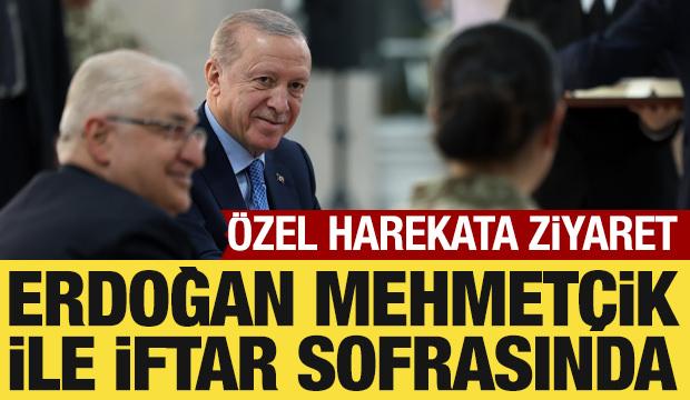 Cumhurbaşkanı Erdoğan, Mehmetçik ile beraber iftar yaptı