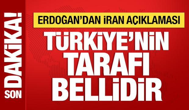 Cumhurbaşkanı Erdoğan: Türkiye'nin tarafı bellidir!