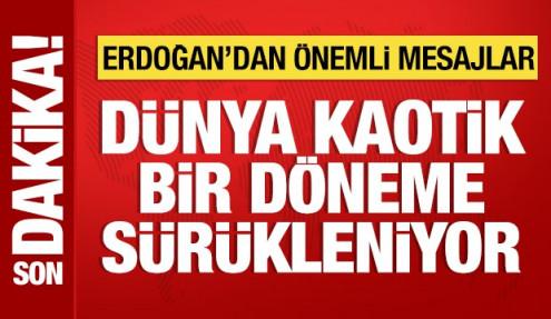 Cumhurbaşkanı Erdoğan'dan önemli açıklamalar