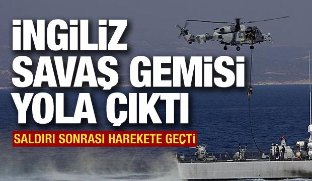 İngiltere G&uuml;ney Kıbrıs'a savaş gemisi g&ouml;nderiyor