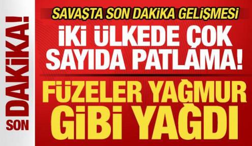 İran, ABD-İsrail savaşı: Füzeler yağmur gibi yağıyor! İki ülkede çok sayıda patlama