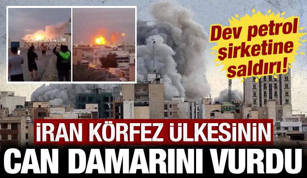 İran Körfez ülkesinin can damarını vurdu: Dev petrol şirketine saldırı!