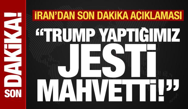 İran'dan sürpriz çıkış! Son dakika ABD açıklaması: Trump yaptığımız jesti mahvetti