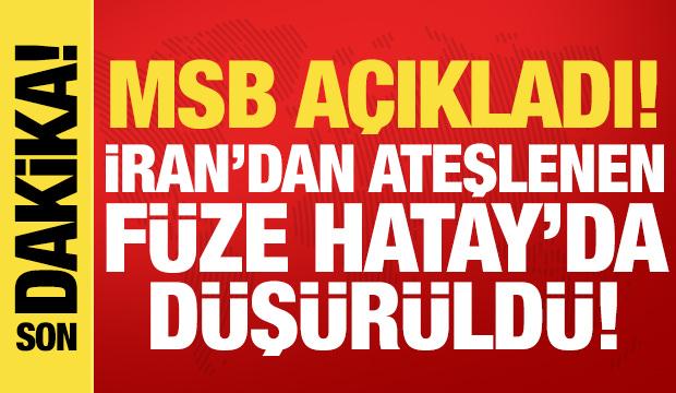 MSB açıkladı: Hatay'da balistik mühimmat etkisiz hale getirildi!