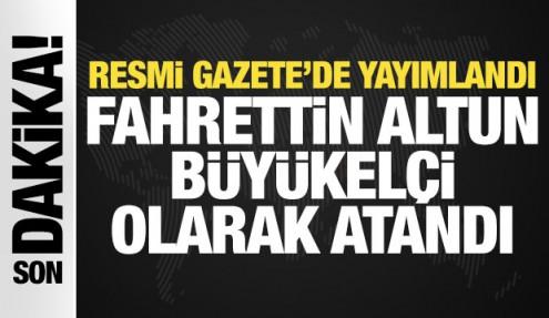 Resmi Gazete'de yayımlandı! Fahrettin Altun, Türkiye’nin Vatikan Büyükelçiliği’ne atandı