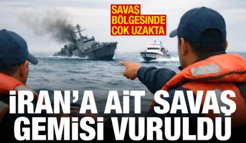 Sri Lanka açıklarında İran ait savaş gemisi vuruldu