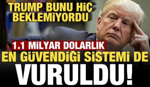 Trump bunu hiç beklemiyordu! 1.1 milyar dolarlık en güvendiği sistem vuruldu...