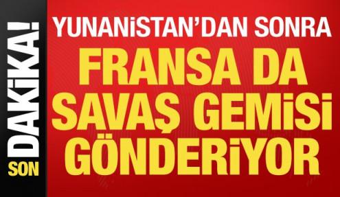 Yunanistan'dan sonra Fransa'da GKRY'ye fırkateyn gönderiyor
